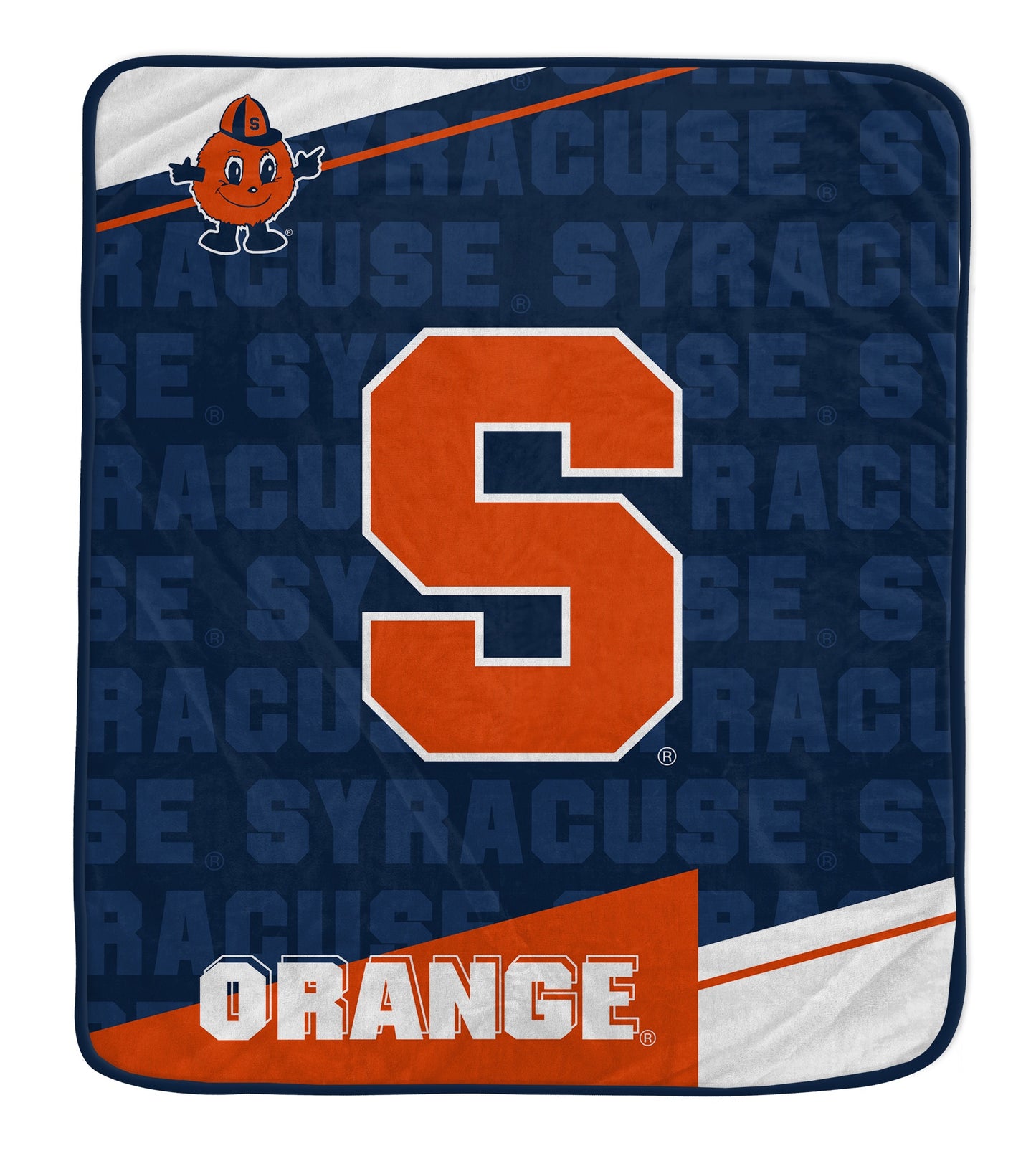 NCAA Diagonal Ghost Ultra Soft 50x60 Blanket