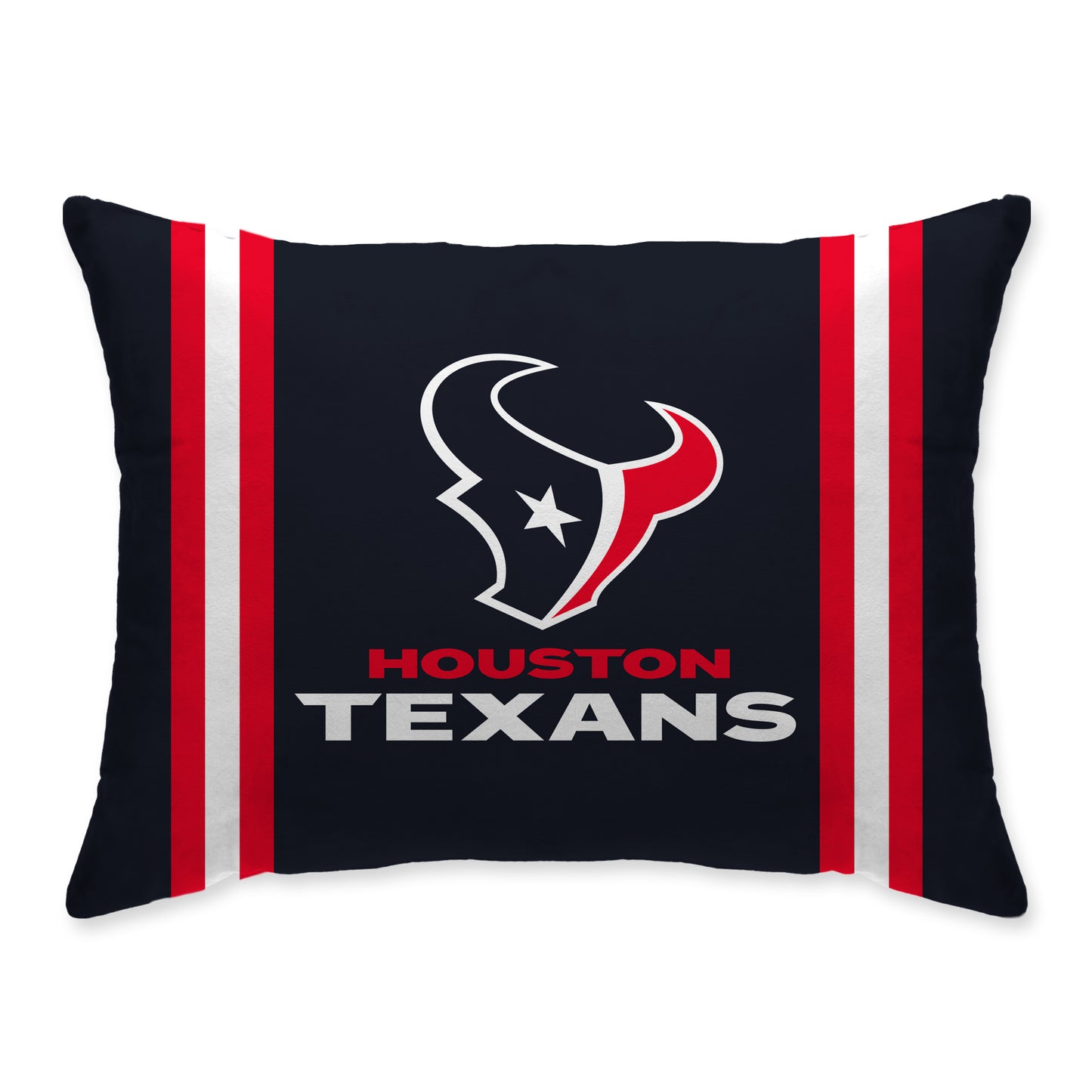 NFL Standard Logo Stripe Bed Pillow