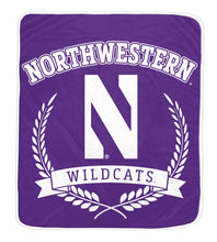 Load image into Gallery viewer, NCAA University Crest 50x60 Ultra Soft Blanket
