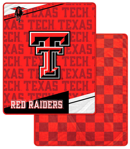 NCAA Diagonal Ghost Checker 60x70 Blanket