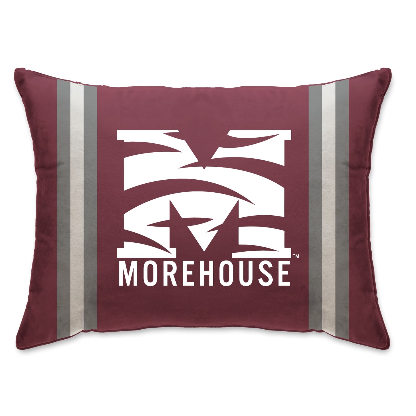 NCAA Standard Stripe Logo Bed Pillow