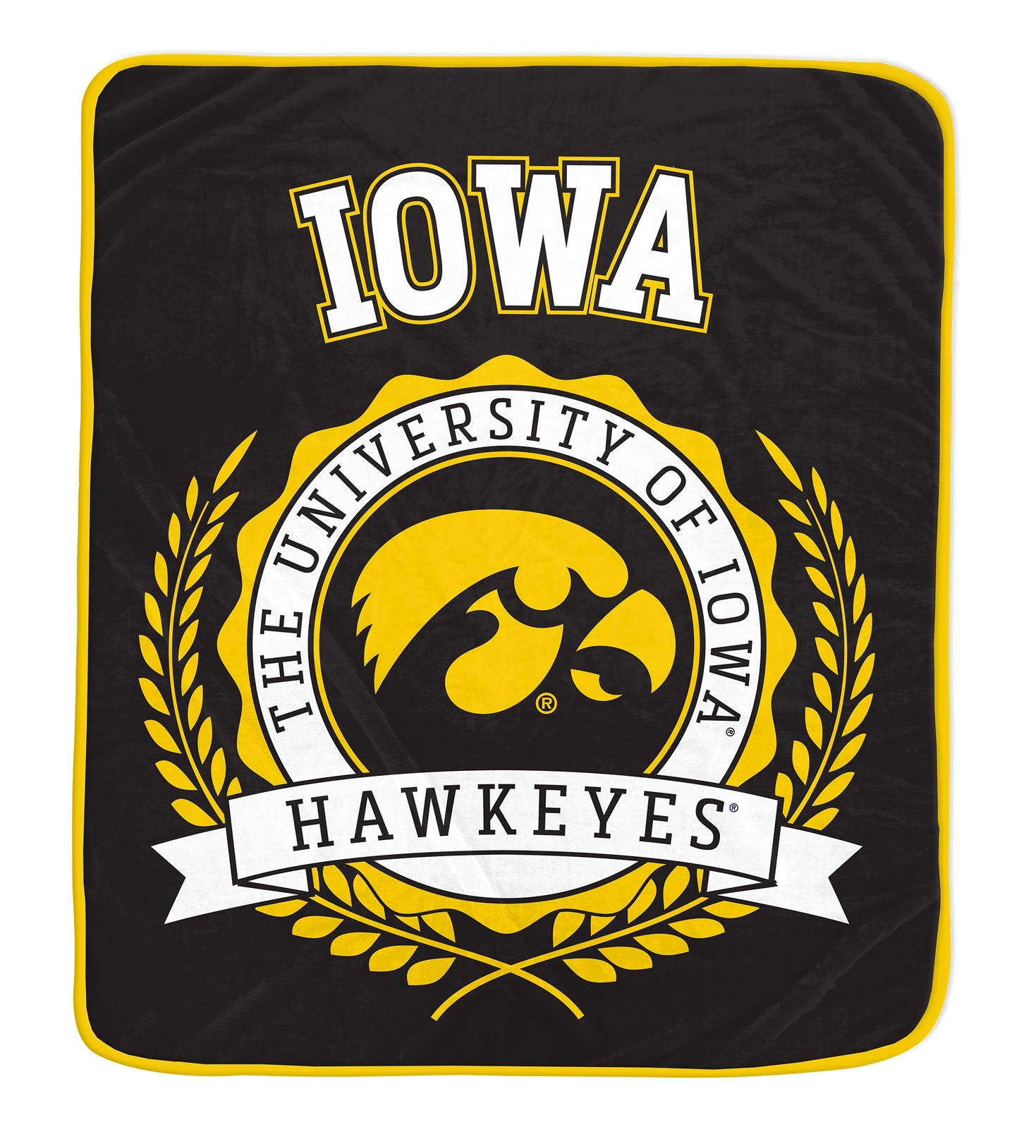 NCAA University Crest 50x60 Ultra Soft Blanket