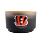 NFL Glass Gradient 14.5 oz Candle Print Wood Top