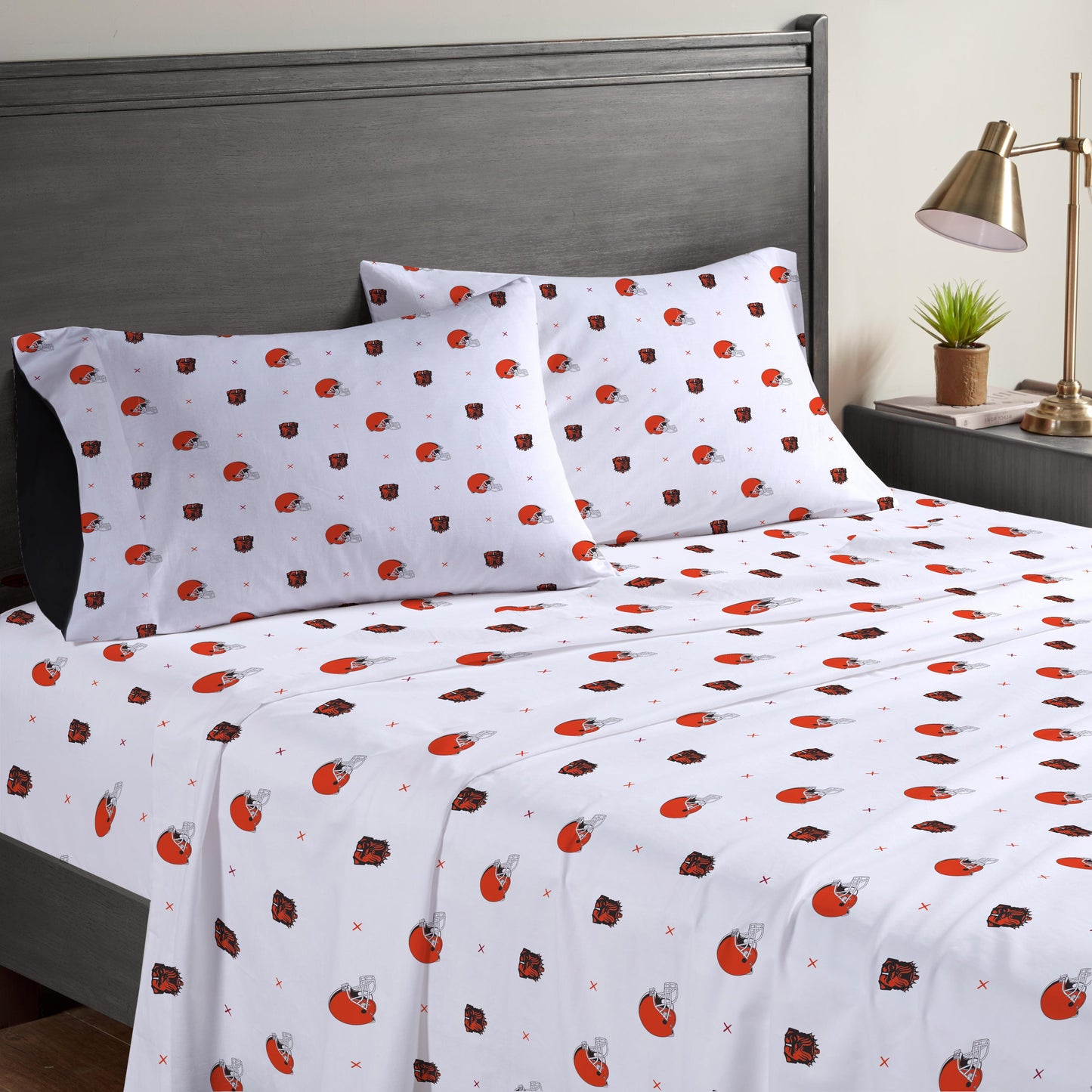 NFL Small X Queen Sheet Set