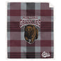 NCAA Plaid Steel Royal Plush Sherpa 60x70 Blanket