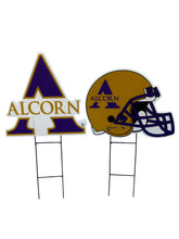 Load image into Gallery viewer, NCAA Logo and Helmet 2 Pack Yard Sign Set
