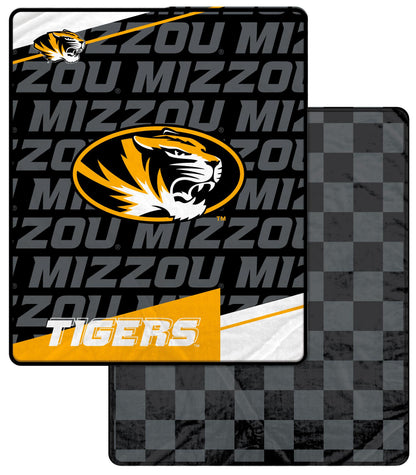 NCAA Diagonal Ghost Checker 60x70 Blanket