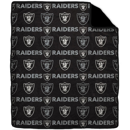 NFL Tonal Wordmark 60x70 Faux Fur Blanket