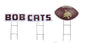 NCAA Wordmark & Football 3 Pack Yard Sign Set