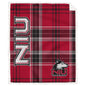 NCAA Playmaker Plaid Ultra Cozy Sherpa Throw