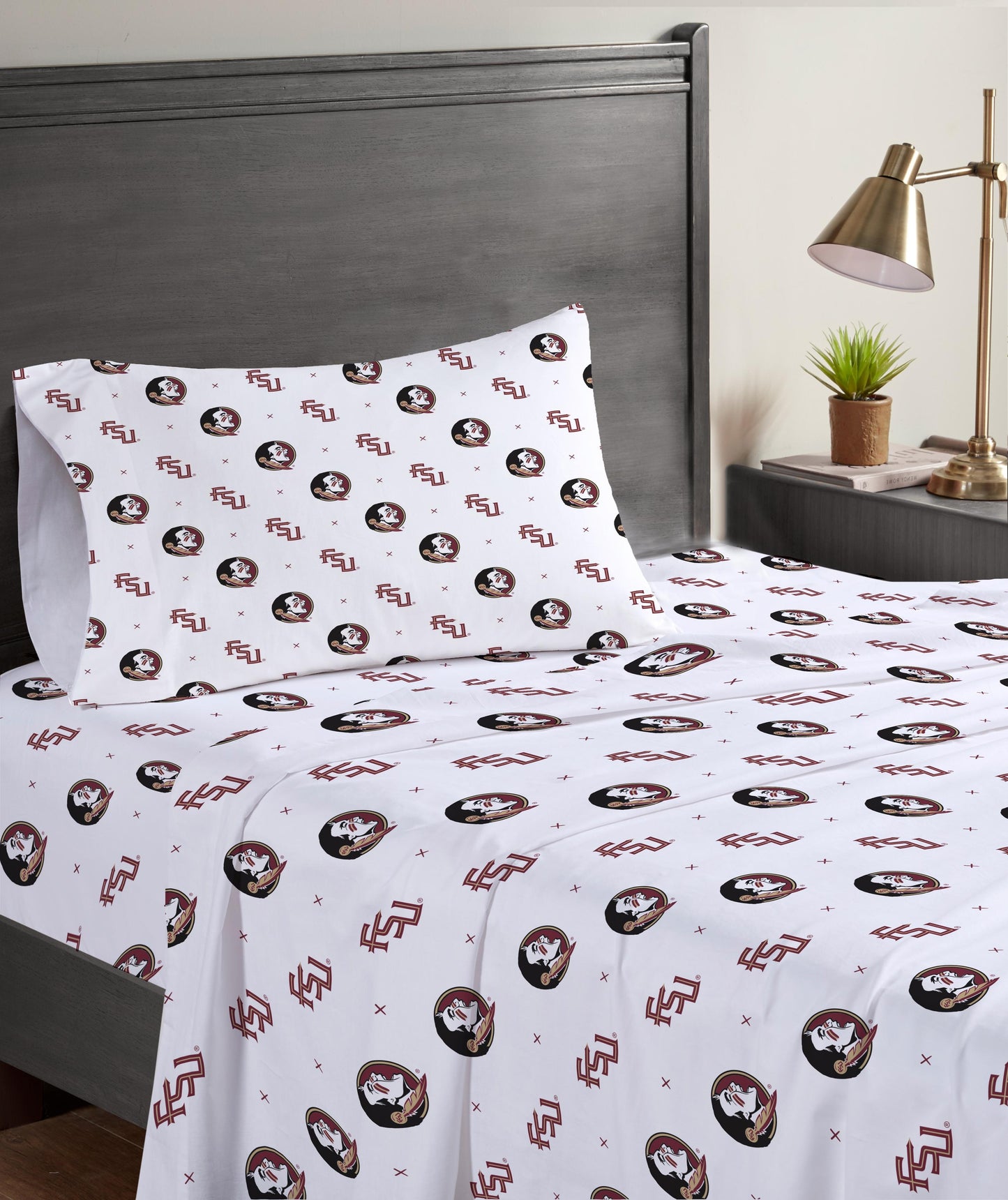 NCAA Small X Twin Sheet Set