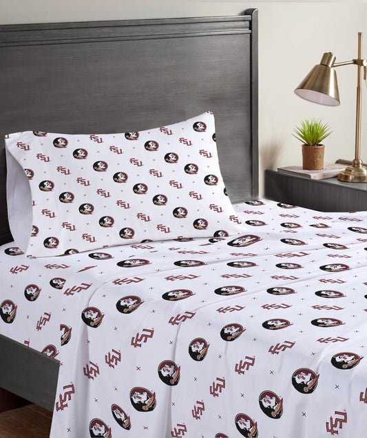 NCAA Small X Twin Sheet Set