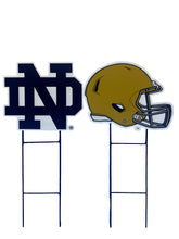 Load image into Gallery viewer, NCAA Logo and Helmet 2 Pack Yard Sign Set
