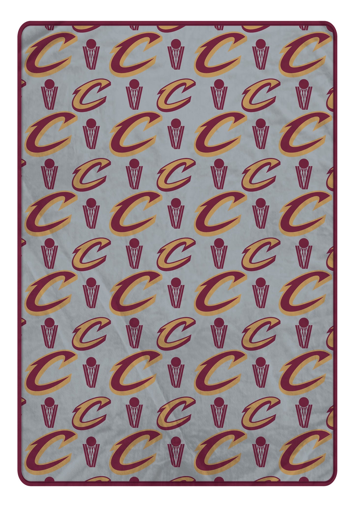 NBA Logo Roll Ultra Cozy Oversized 66x95 Blanket