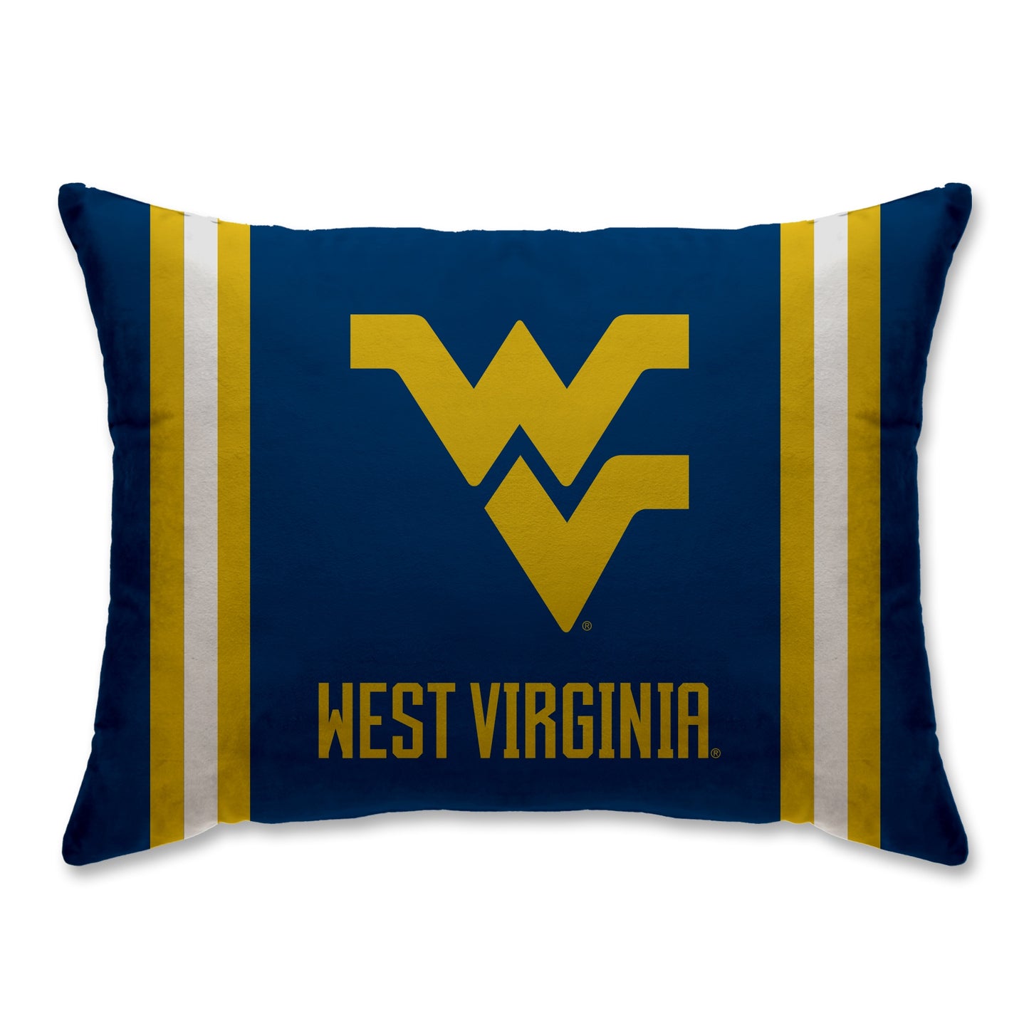 NCAA Standard Stripe Logo Bed Pillow