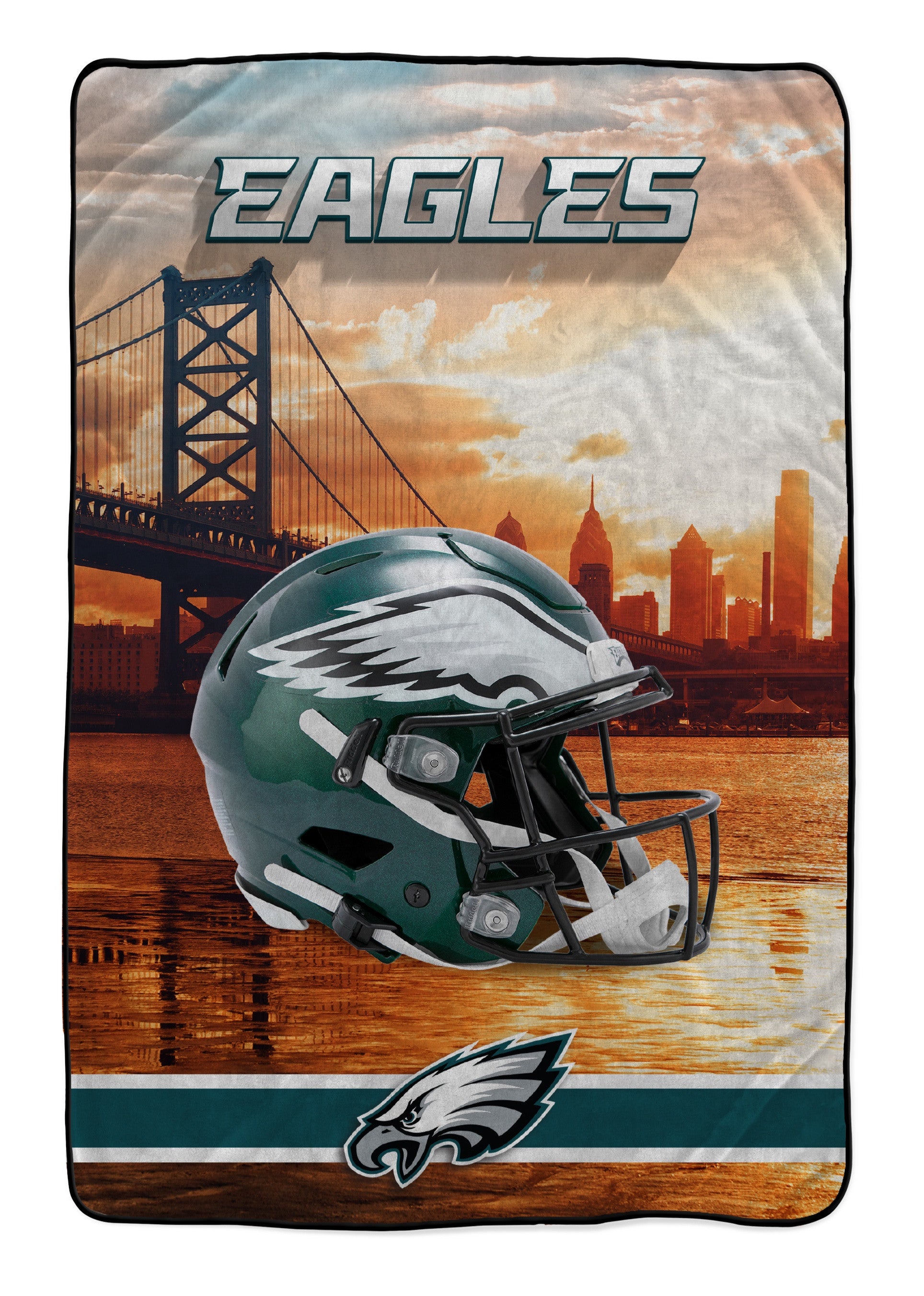 NFL Skyline Series Helmet 66x95 Oversized Blanket – Pegasus Sports