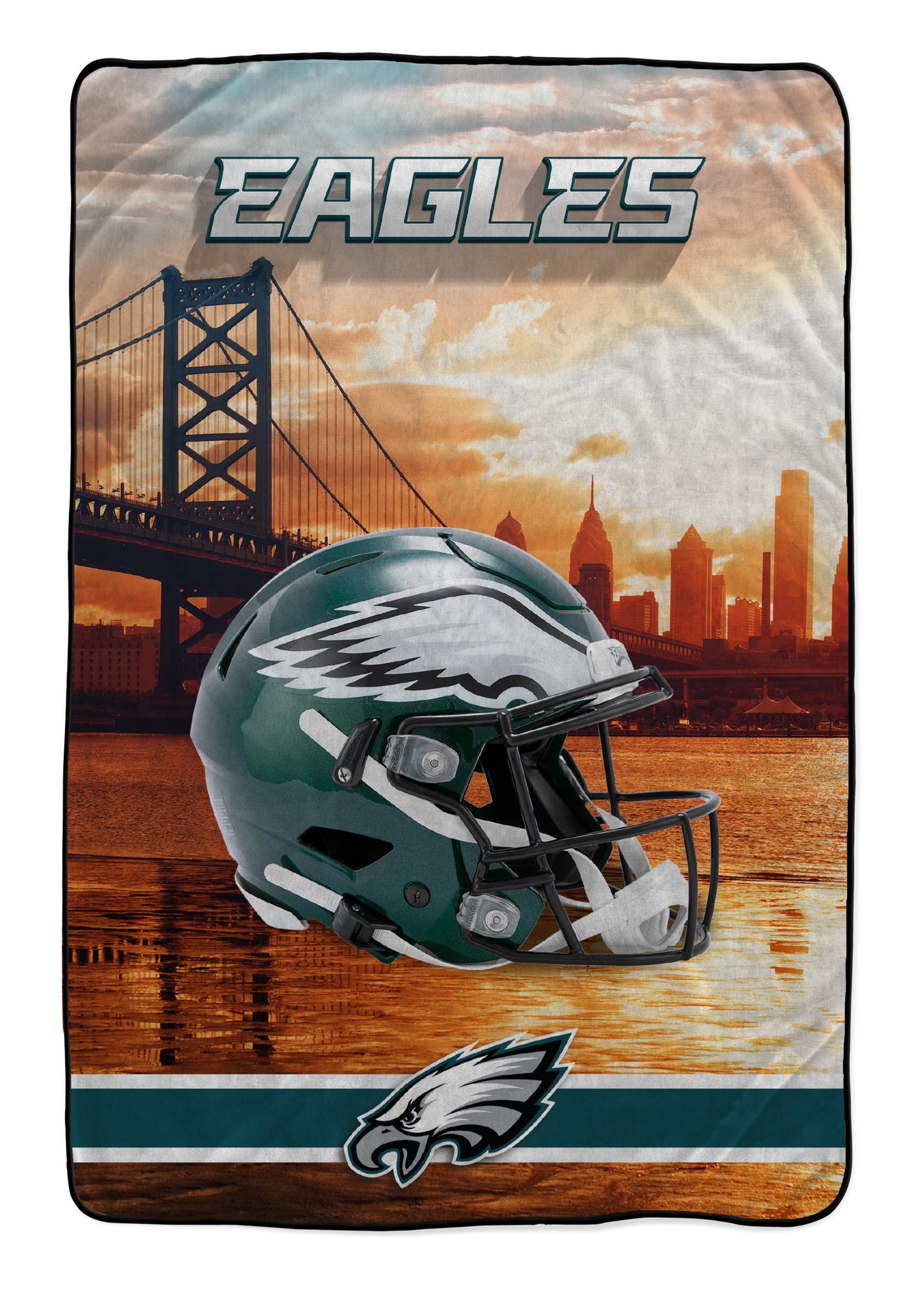 NFL Skyline Series Helmet 66x95 Oversized Blanket