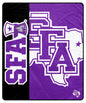 NCAA Endzone Ultra Soft Tailgate Throw