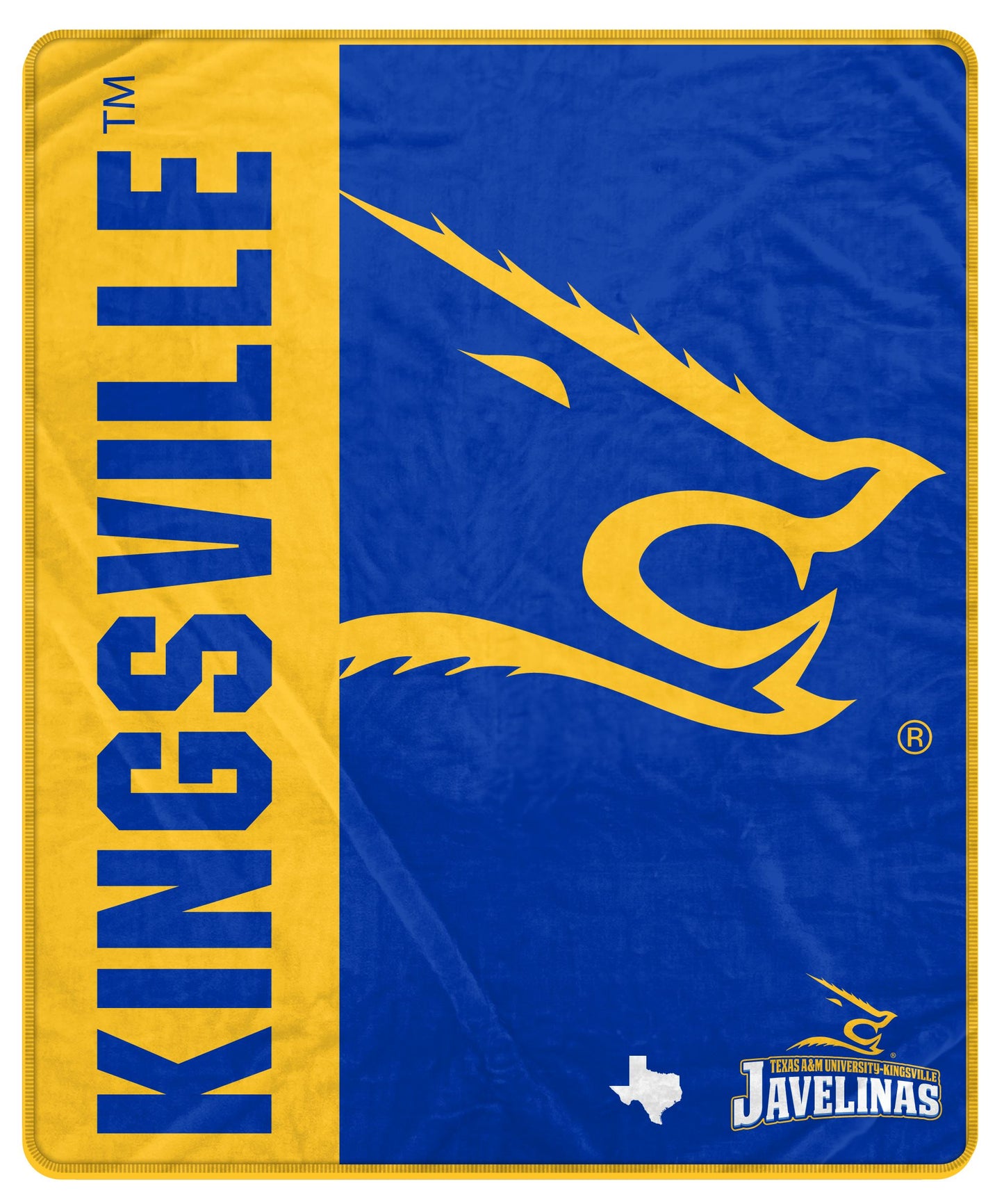 NCAA Endzone Ultra Soft Tailgate Throw