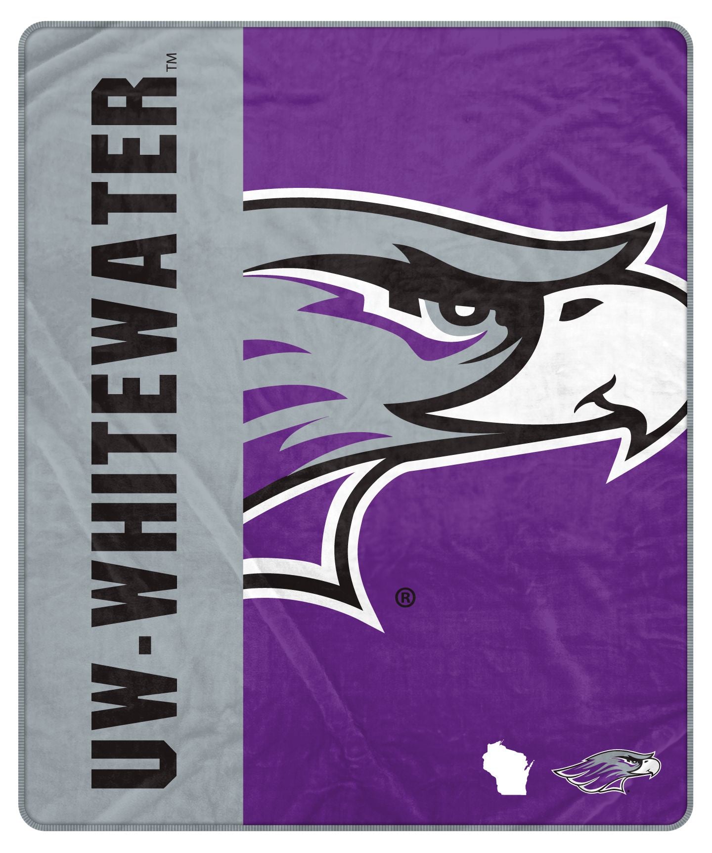 NCAA Endzone Ultra Soft Tailgate Throw