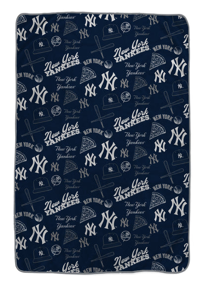 MLB City Script 60x90 Ultra Cozy Blanket