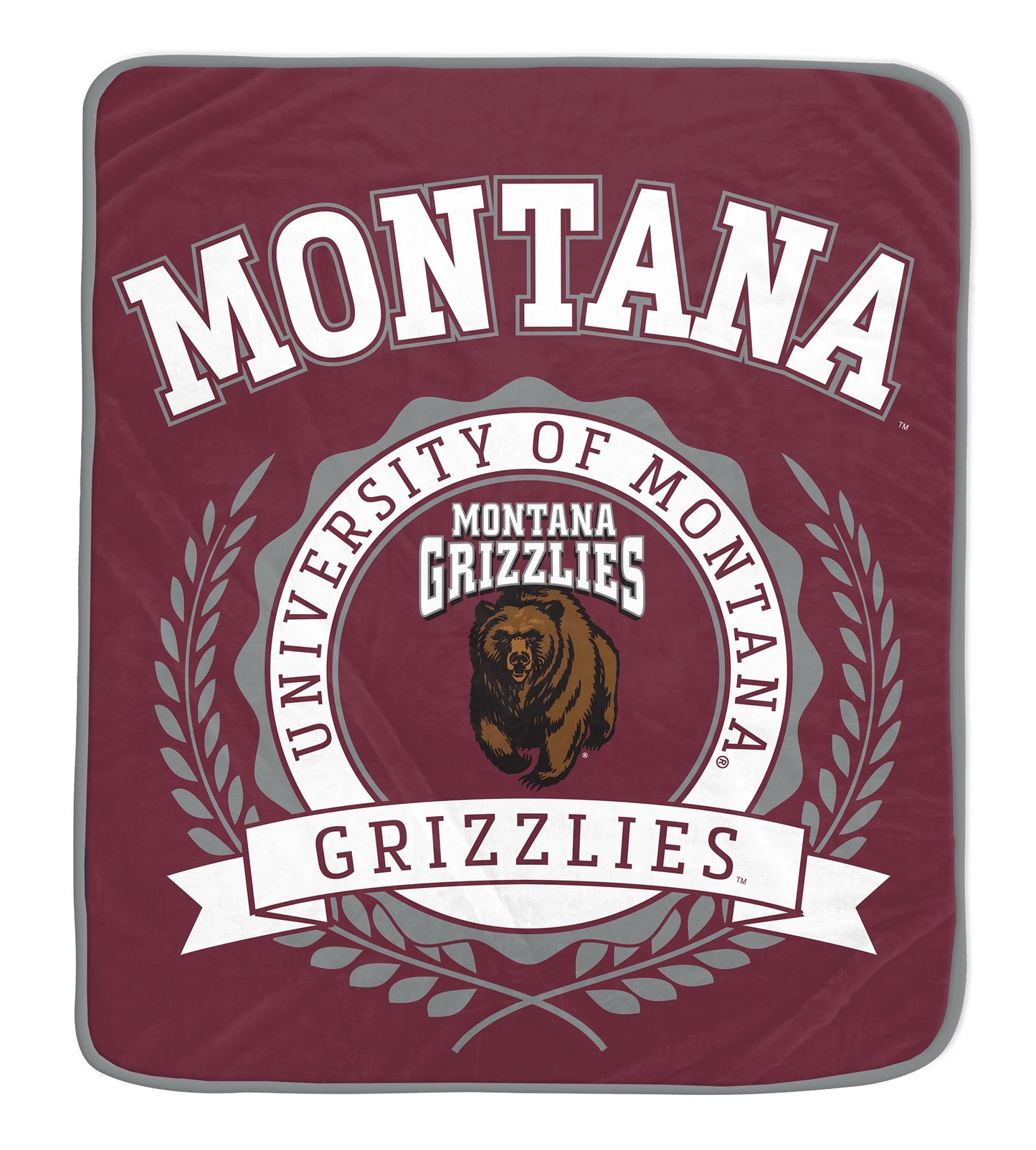 NCAA University Crest 50x60 Ultra Soft Blanket