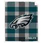 NFL Plaid Steel Royal Plush Sherpa 60x70 Blanket