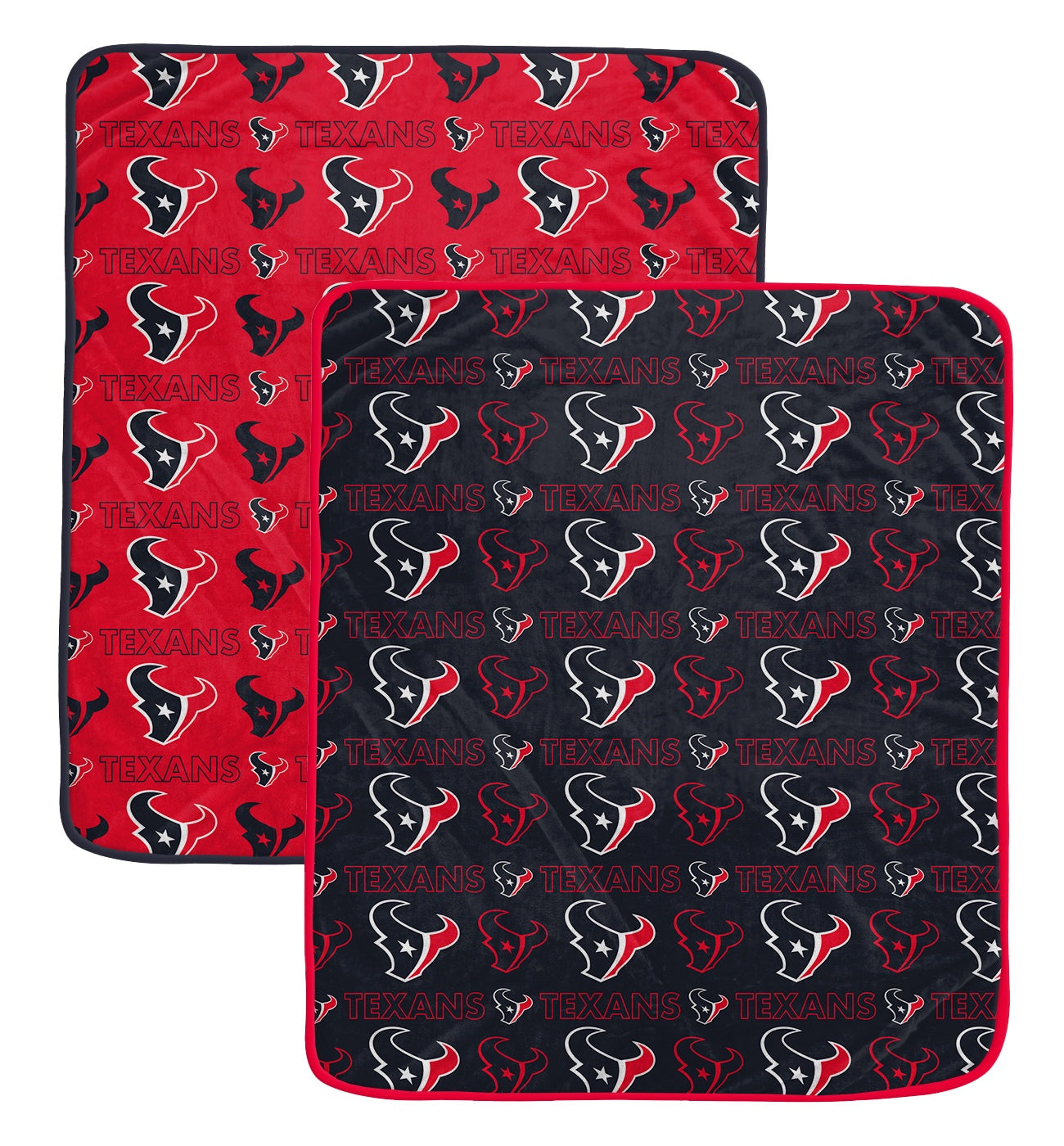 NFL Home & Away Logo Roll 60x70 2 Pack Blanket Set