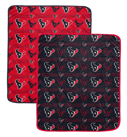 NFL Home & Away Logo Roll 60x70 2 Pack Blanket Set