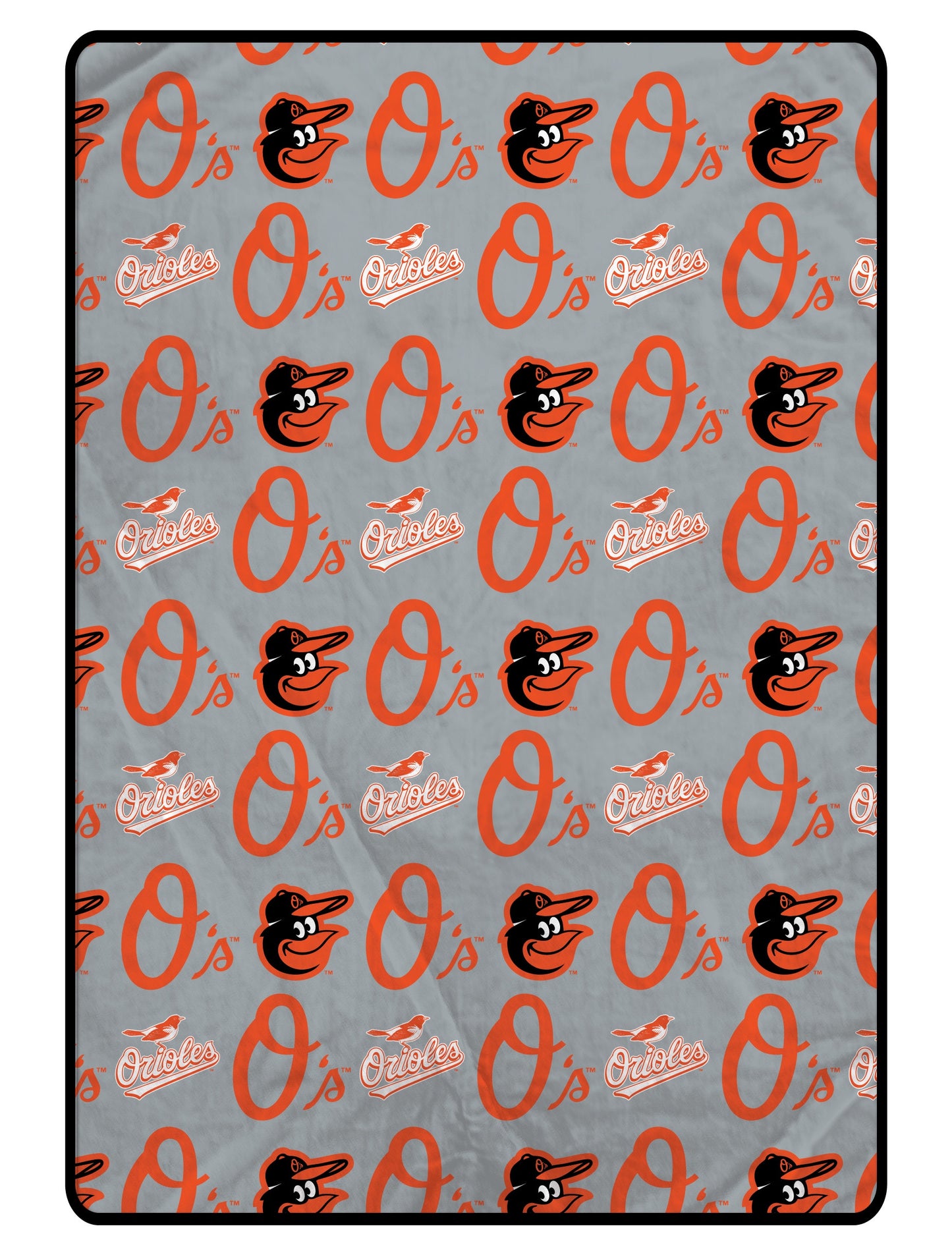 MLB Logo Roll Ultra Cozy Oversized 66x95 Blanket