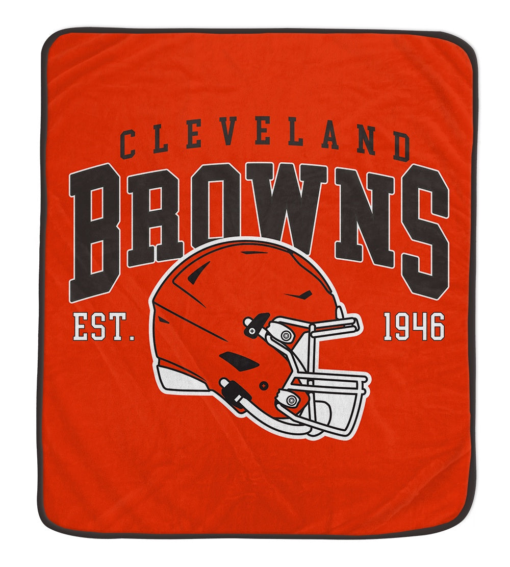 NFL Vintage Arch Block Ultra Soft 50x60 Throw Blanket