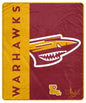 NCAA Endzone Ultra Soft Tailgate Throw