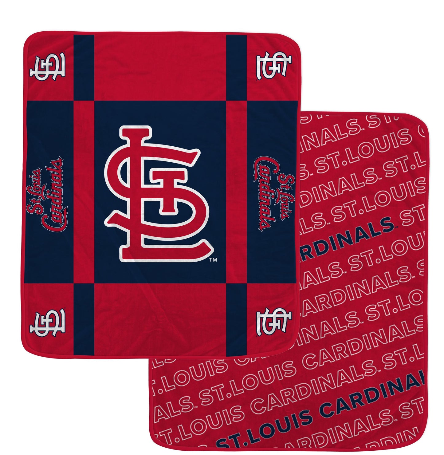 MLB Reverse Block Double Sided 60x70 Ultra Cozy Blanket