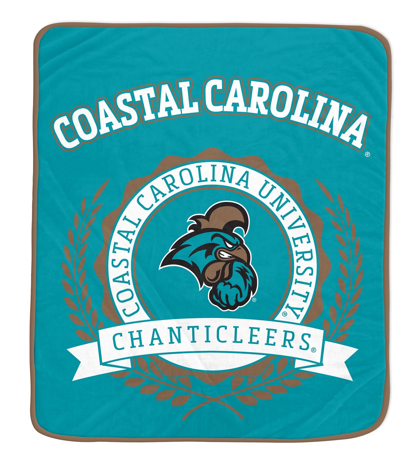 NCAA University Crest 50x60 Ultra Soft Blanket