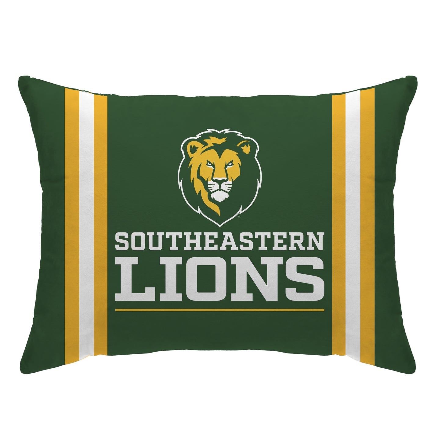 NCAA Standard Stripe Logo Bed Pillow