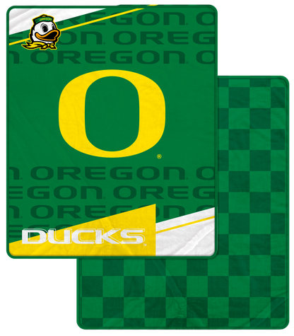 NCAA Diagonal Ghost Checker 60x70 Blanket