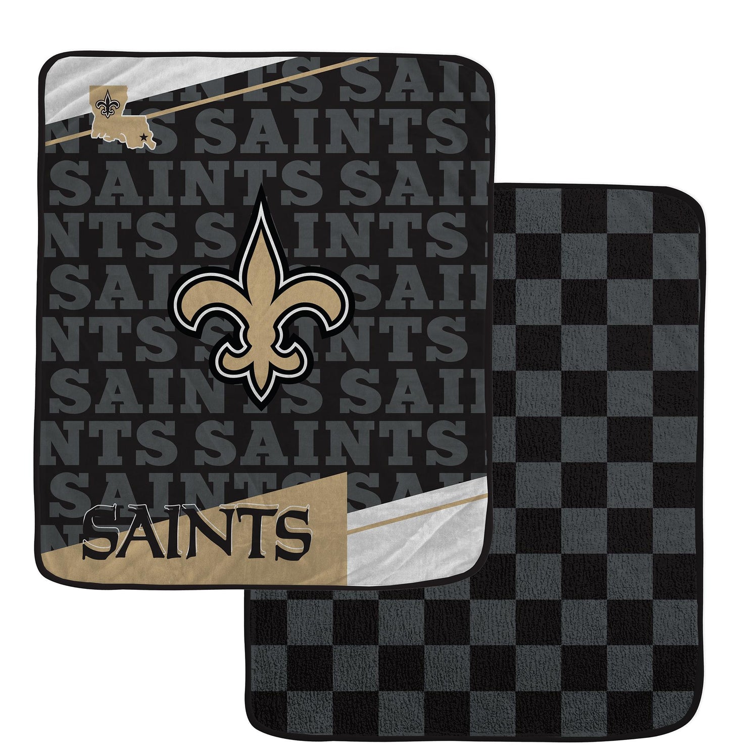 NFL Diagonal Ghost Checker 60x70 Blanket