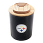 NFL Stadium Wood Top Glass Candle