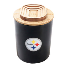 Load image into Gallery viewer, NFL Stadium Wood Top Glass Candle

