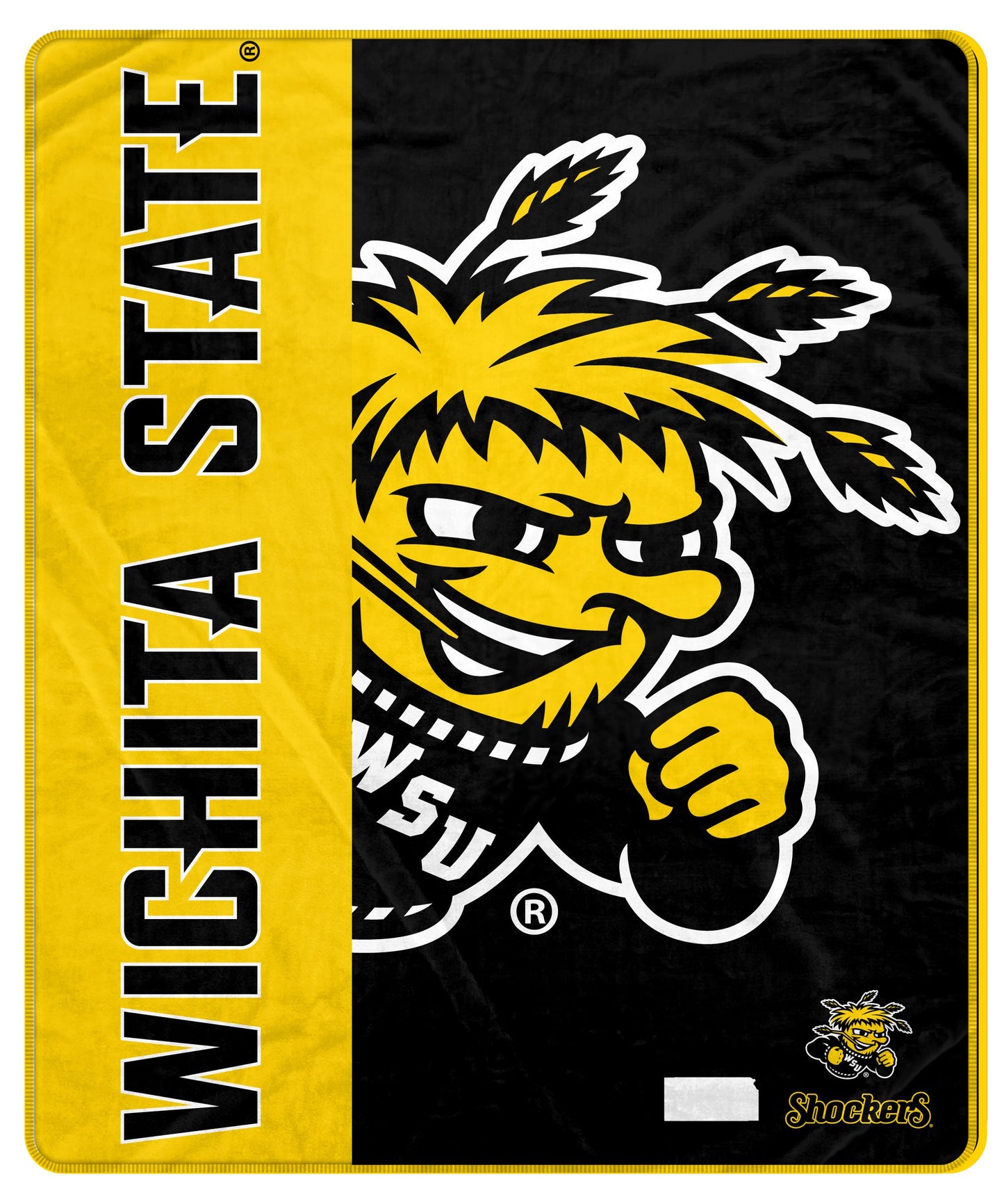NCAA Endzone Ultra Soft Tailgate Throw