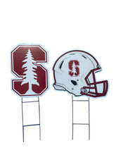 Load image into Gallery viewer, NCAA Logo and Helmet 2 Pack Yard Sign Set
