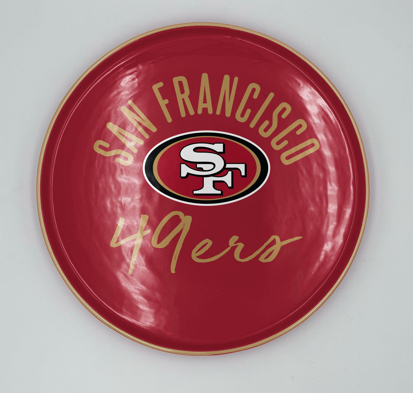 NFL Script Logo 14" Round Serving Tray