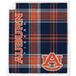 NCAA Playmaker Plaid Ultra Cozy Sherpa Throw