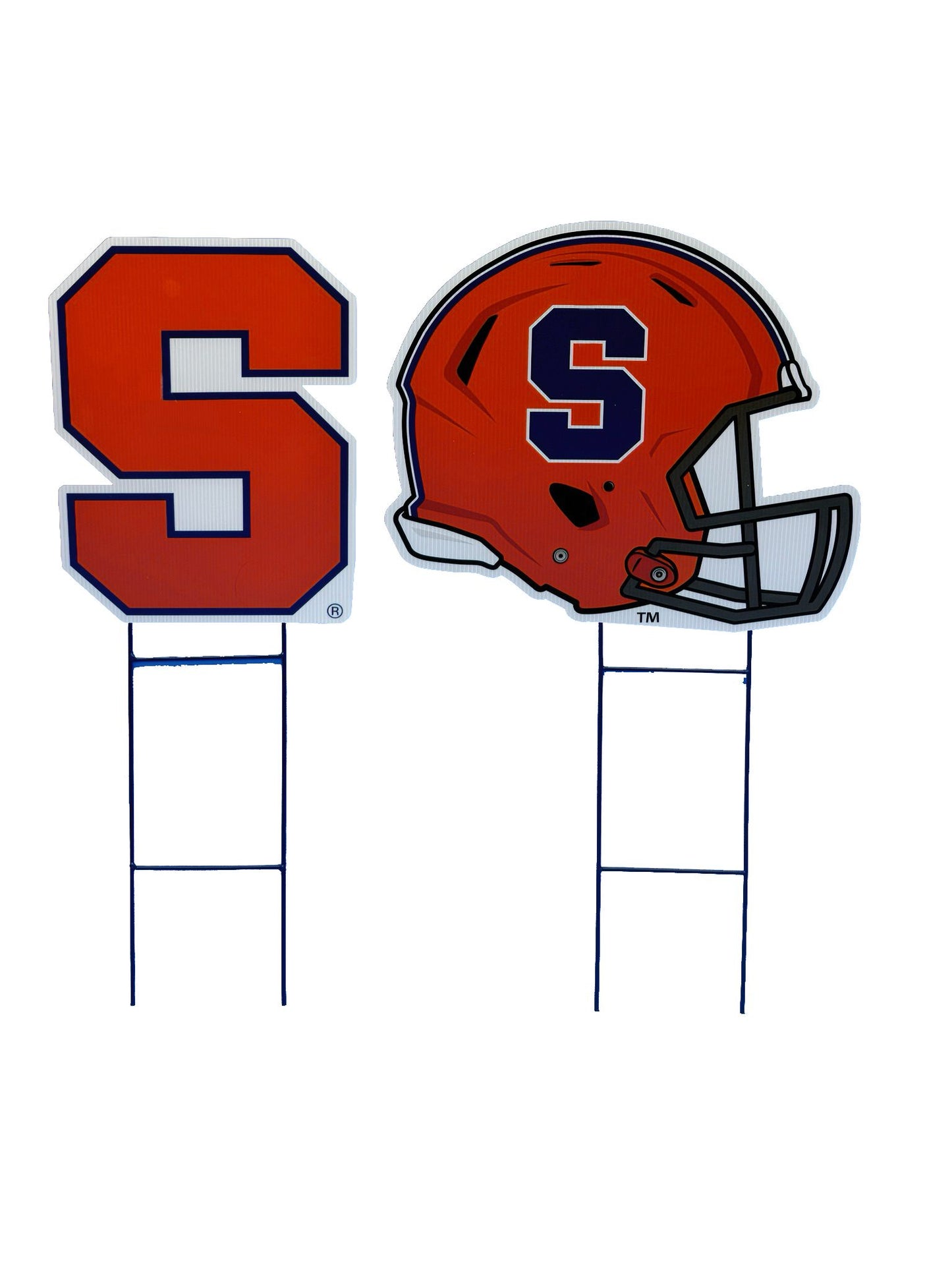 NCAA Logo and Helmet 2 Pack Yard Sign Set