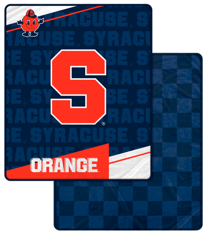 NCAA Diagonal Ghost Checker 60x70 Blanket
