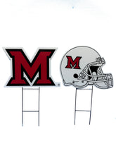 Load image into Gallery viewer, NCAA Logo and Helmet 2 Pack Yard Sign Set
