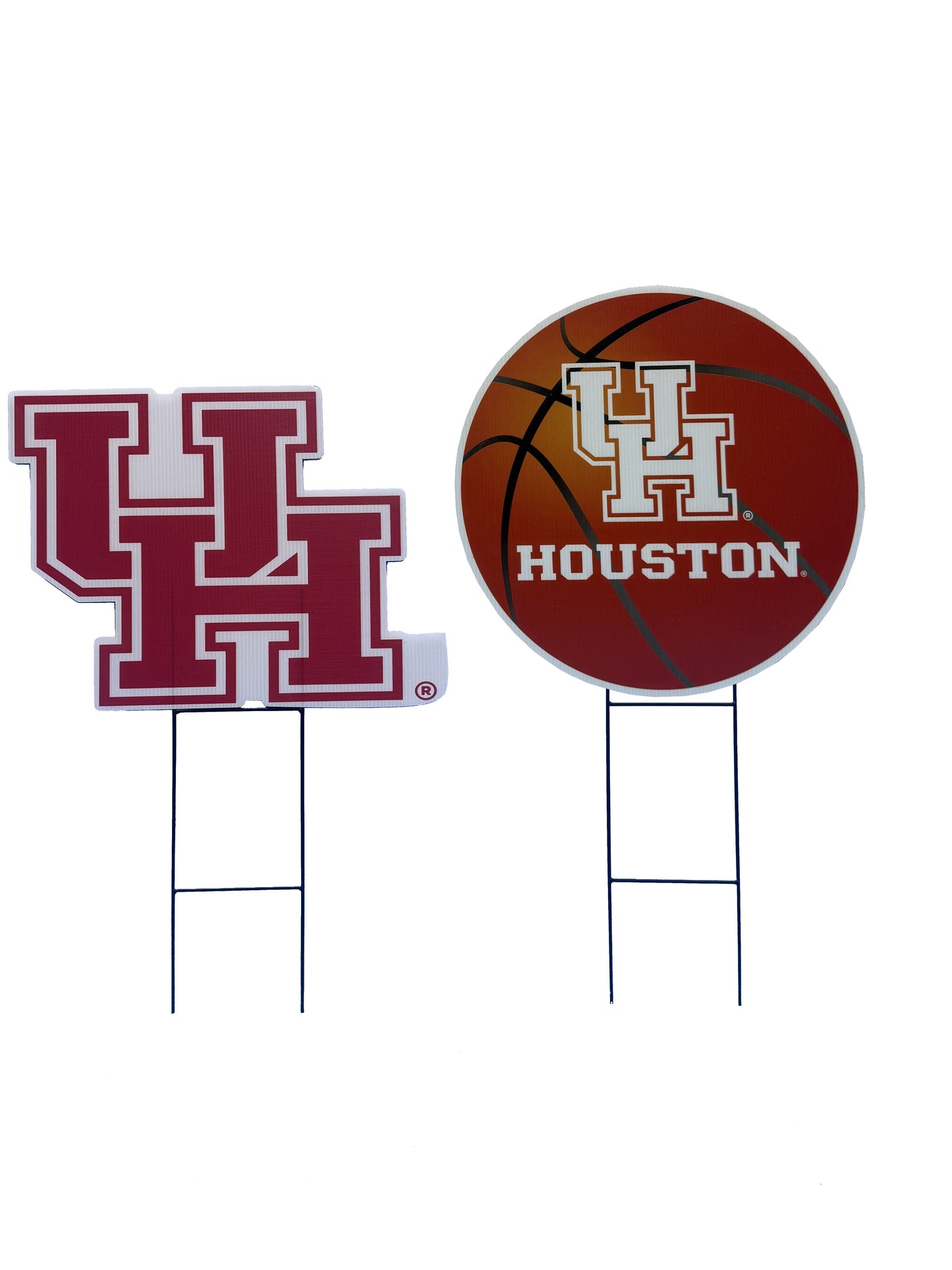 NCAA Logo and Helmet 2 Pack Yard Sign Set