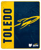 NCAA Endzone Ultra Soft Tailgate Throw
