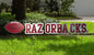 NCAA Wordmark & Football 4 Pack Yard Sign Set