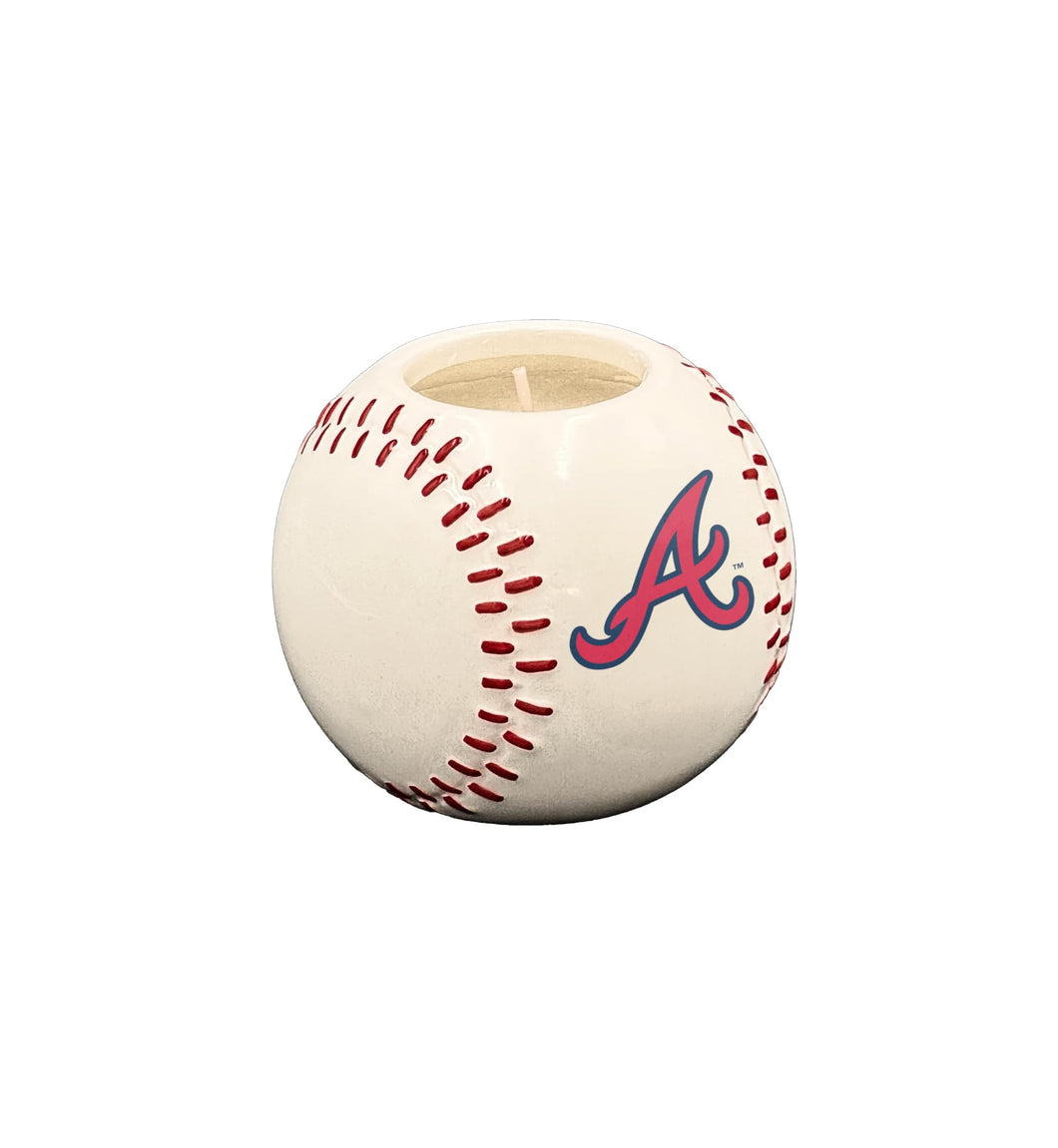 MLB Ceramic Baseball Honey Vanilla 8oz Candle